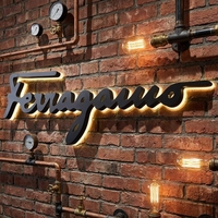 Lettres en relief LED rétroéclairées personnalisées Qy Sign, en acier inoxydable 3D, éclairées, pour la décoration publicitaire extérieure, signalétique commerciale
