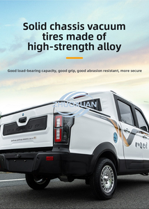 Fully Closed Cargo <b>Bed</b> Dual Row Hybrid Mini Electric Four-wheel Truck - Product Image 6