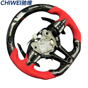 Accesorios interiores de coche volante LED de calefacció<span class=keywords><strong>n</strong></span> de fibra de carbono forjado personalizado para Hyundai Elantra <span class=keywords><strong>N</strong></span> I30N I20N <span class=keywords><strong>2019</strong></span>-2025 - Product Image 5