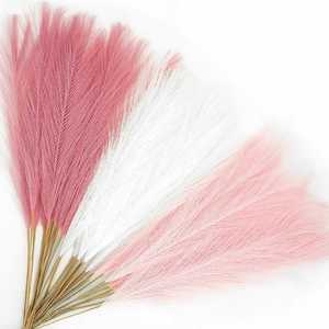 Pampas Artificiales Suaves de 55 cm, Nuevo Diseño, Decoración de Hierba de Pampas Sintética para Bodas - Product Image 1