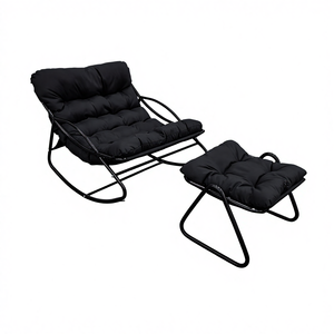 Conjunto de Sofá Individual Moderno para Exteriores, para Patio, Balcón, Villa, Silla de Ratán, Muebles de Jardín Resistentes al Sol para Ocio al Aire Libre - Product Image 4