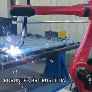 Robot industriel 6 axes BRTIRUS2110A, bras de 2100 mm, charge utile de 10 kg, précision de 0,05 mm, soudage, manutention, pulvérisation, assemblage, moteur PLC 5 kW - Product Image 2