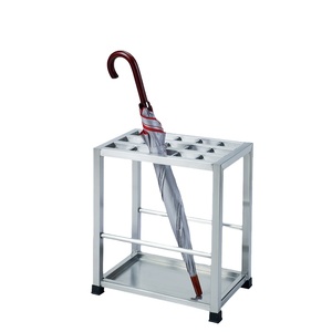 EASTON Présentoir de <span class=keywords><strong>rangement</strong></span> pour 15 parapluies, en acier inoxydable, style européen moderne, pour hall d'hôtel, avec système de verrouillage - Product Image 2