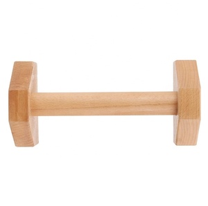 Maniglie per flessioni Yiwu Durable Handstand Trainer <span class=keywords><strong>in</strong></span> <span class=keywords><strong>legno</strong></span> di faggio, attrezzatura per calisthenics per casa, parallele <span class=keywords><strong>in</strong></span> <span class=keywords><strong>legno</strong></span> per flessioni, barre per flessioni Power Bars - Product Image 2