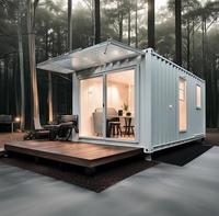 Casa Contenedor Prefabricada, Cabaña Modular con Conexión por Pernos para Turismo Ecológico, Glamping, Oficina y Estadía en el Bosque