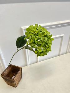 Fleurs artificielles vertes style forêt, plantes vertes, hortensias, anthuriums verts, fleurs décoratives, art floral pour mariage - Product Image 6