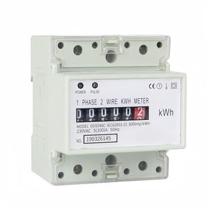 Compteur d'énergie numérique monophasé 5(100)A 230V DDS546C à montage sur rail pour usage domestique et commercial - Product Image 3