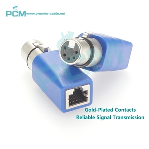 <span class=keywords><strong>DMX</strong></span> 5 pin XLR nữ để RJ45 nữ chuyển đổi cho Cat5 Cáp tín hiệu sân khấu DMX512 dẫn chiếu sáng điều khiển, RJ45 để XLR Adapter - Product Image 4