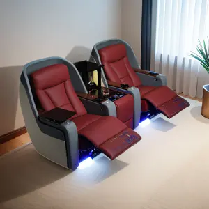 Functional home cinema electric recliner micro fiber reclinable chair theater furniture lazy boy power sofa chairs recliners