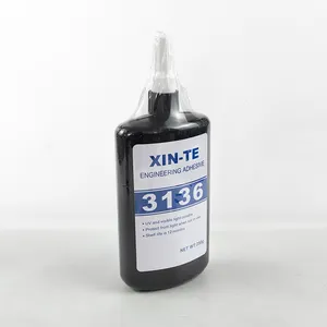 HDPE bán buôn 3136 UV mất bóng Keo UV chữa keo nồng độ mạnh mẽ dính kim loại keo