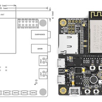 Kit audio ESP32 neuf, ESP32-A1S, carte de développement audio ESP32, programmeur USB, garantie 365 jours, vente en gros