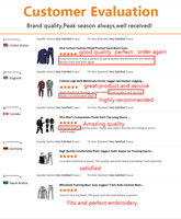 Ensemble de survêtement de jogging pour hommes avec logo personnalisé, fermeture éclair, 2 pièces, design réfléchissant