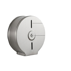 Porte-papier toilette mural circulaire en acier inoxydable 304, design minimaliste moderne, pour salle de bain - Product Image 1