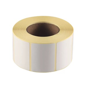 <strong>Yellow</strong> Inner Adhesive <strong>Sticker</strong> Direct Thermal Print 58*40 40*30 75*120 30*20 58*60 100*160mm Barcode Express Packaging <strong>Stickers</strong> - Product Image 2