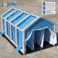 Tente de douche de décontamination gonflable personnalisée pour les interventions d'urgence et les secours médicaux