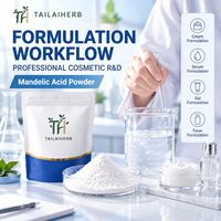 Acide mandélique de qualité alimentaire - AHA hydrosoluble pour les mélanges de soins végétaliens