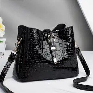 China Supplier Femme Crocodile Shoulder Bag Leather Bags Crossbody Bag Purses And Handbags 2024 For Women Luxury