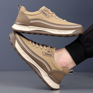 Chaussures de marche pour hommes XIOPA, bout rond, doublure en maille synthétique, semelle extérieure en caoutchouc, respirantes, style sport décontracté - Product Image 1
