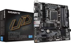 Carte mère GIGABYTE B760M <span class=keywords><strong>DS3H</strong></span> DDR4, double M.2 PCIe 4.0, USB 3.1 Gen 2 Type-C, 2.5GbE, Q-Flash Plus, PCIe EZ-Latch, pour jeux sur ordinateur de bureau - Product Image 6
