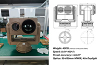 Cabezal Panorámico Inclinable con Giroestabilizador de 2/3 Ejes de Alta Precisión, Precio de Fábrica, Gimbal PTZ de Alta Resistencia de 40 kg para Cámara