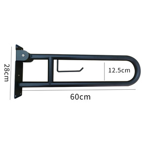 Stainless Steel Shower Toilet Grab Bars Handicap Support Glass Railing Bathroom Safety Assistance for Disabled Modern Bathroom - Product Image 4