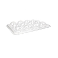 Boîte de qualité supérieure sur mesure, 12 18 trous, bac à ampoules pour chocolat en plastique transparent