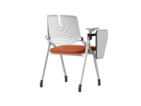 Chaise de réunion pliable avec tablette d'écriture intégrée, chaise-bureau tout-en-un pour salle de classe, salle de conférence, formation