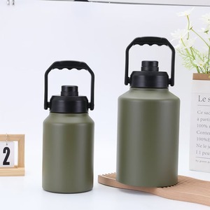 2025 emerit New siêu chất lượng tùy chỉnh 64oz 128OZ chân không cách nhiệt nửa Gallon thép không gỉ đôi tường nước Jug Xô đá - Product Image 1