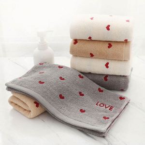 Serviette de bain en coton jacquard tissé rouge avec logo personnalisé, chiffon de nettoyage de cuisine épais et absorbant, fourniture hôtelière OEM - Product Image 5