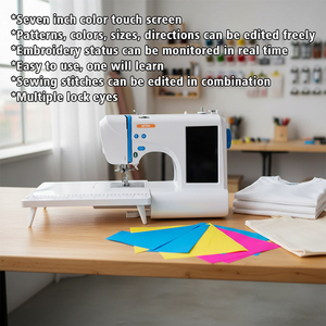 Bitop Máquina de bordar y coser computarizada de aguja única Mini máquina de coser a mano <span class=keywords><strong>para</strong></span> uso doméstico - Product Image 2