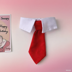 2025 Nueva gran oferta Casual pajarita mascota gato perro Collar accesorios personalizados elegantes collares <span class=keywords><strong>de</strong></span> tela sólido lujo militar novedad - Product Image 4