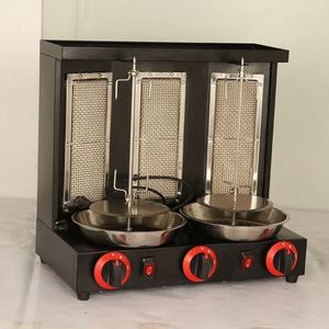 Machine de fabrication de viande de kebab à gaz à 4 brûleurs, prix bon marché, chine, shawarma, gaz, moyen-orient, gril sharwama - Product Image 2