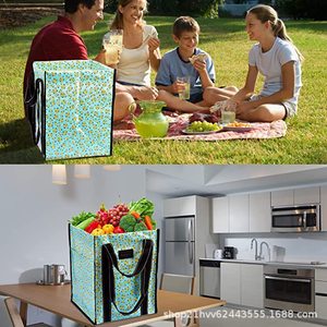 Bolsa de Compras de Gran Capacidad de la Fábrica de Bolsas Huizhi del Condado de Cangnan, Bolsa de Almacenamiento Resistente a la Humedad de Polipropileno Tejido de 120g - Product Image 2