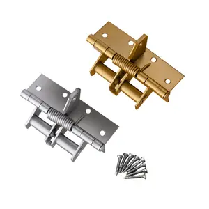 Professional Factory Price 4-Inch Aluminum Alloy Spring Hinge Invisible Screens Automatic 90-Degree Door Hinge
