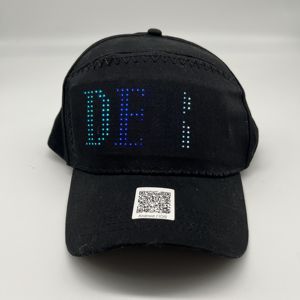 Rave Neon Bester Preis Großer Bildschirm 17*6cm Wiederaufladbar App-Programmiert Digitaler Lauftext Hut LED-Anzeige Hut - Product Image 4