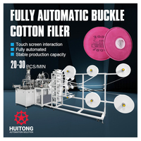 Filtre de protection coton automate Anti-gaz boucle filtre coton Machine pour nouveau Design