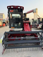 Moissonneuse-batteuse semi-automatique Fmworld 2024 d'occasion avec moteur diesel 135 CV pour fermes de maïs, blé, riz et soja