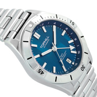 Montre-bracelet en quartz de luxe personnalisée de haute qualité, en acier inoxydable, cadran rétro avec fonction d'affichage de la date, montre pour homme