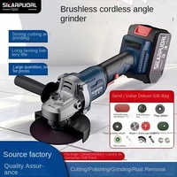 Meuleuse d'angle sans balais haute puissance à batterie lithium, découpeuse multifonctionnelle, ponceuse, polisseuse électrique, vente en gros