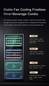 Refrigerador de Vino Comercial Vertical Integrado para Restaurantes con Puerta de Espuma Sólida - Product Image 3