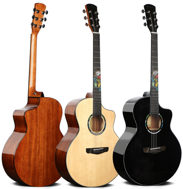New Oriental Cherry W-S5-41 Acoustic Guitars 41 Inch Solid Spruce Top with High Quality and Competitive Price for Wholesale OEM