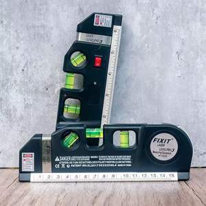 Nivel Láser Fixit Levelpro 3 de 10 Líneas, Mini Nivel Infrarrojo con Regla para Medir en Proyectos de Bricolaje - Product Image 4