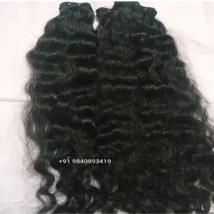 INDIAN NATURAL CURLY HUMAN HAIR EXTENSIONS RAW VIRGIN UNPROCESSED CUTICLES ALIGNED TEMPLE HAIR BUNDLES FREE DHL & FEDEX SHIPPING