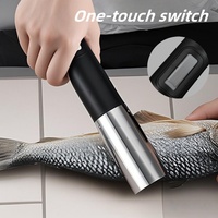 Grattoir électrique commercial pour écailles de poisson Outil portatif efficace pour l'élimination des écailles de poisson pour le ménage et le traitement du poisson