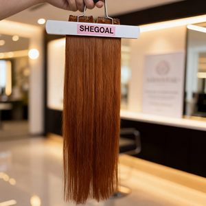 Extensiones de Cabello Humano de Primera Calidad, Genius Weft, Cutículas Intactas, Suaves y Sedosas, Cabello Remy para Salón - Product Image 3