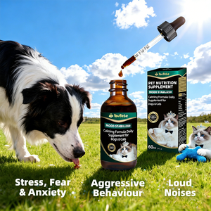 Gotas Calmantes para Mascotas Más Vendidas: Suplemento Veterinario Recomendado para el Alivio de la Ansiedad en Perros y Gatos en Todo el Mundo - Product Image 3