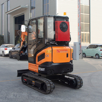 Mini-excavatrice compacte sur chenilles pour travaux de terrassement, micro-excavatrice hydraulique pour la réalisation de tranchées, à vendre