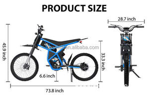 Bicicleta de Montaña Todoterreno con Motor en el Buje Trasero, Batería de Litio, Neumáticos Anchos, 60 km/h de Velocidad y 106 Nm de Torque - Product Image 4