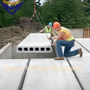 Ligne de production complète de panneaux de plancher en béton à âme creuse - Machine à dalles préfabriquées en béton de 150 mm x 600 mm pour la construction de charpentes - Product Image 5