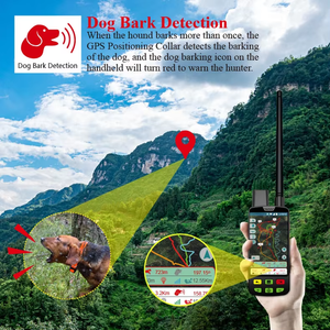 Traceur GPS Eseek pour chiens, traceur GPS intelligent, localisateur, bippeur pour <span class=keywords><strong>chien</strong></span> <span class=keywords><strong>de</strong></span> <span class=keywords><strong>chasse</strong></span>, appareil tactile, <span class=keywords><strong>collier</strong></span> tactique avec télécommande - Product Image 2